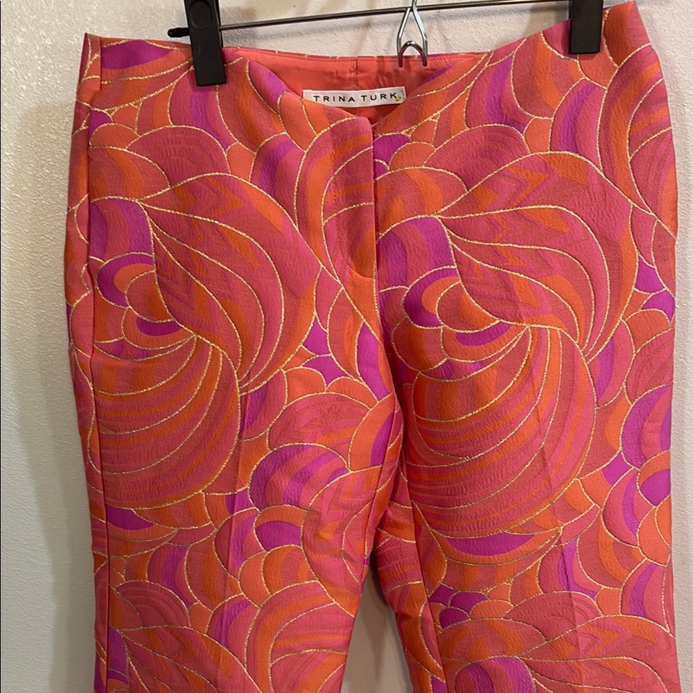 Trina Turk Vibrant Patterned Pants